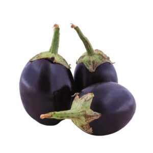 Aubergines Round (500gm)